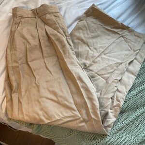 Abercrombie & Fitch | Sloane Tailored Linen Blend Pant | Size Large